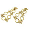 Boucles d'oreilles ALEXANDRE REZA. Importantes boucles d'oreilles or jaune 18K 58 Facettes