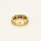 Bague 58 Bague tressée en or jaune, diamants et saphirs 58 Facettes MLJ0386