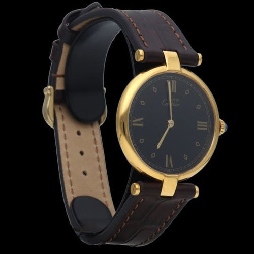 Montre Cartier Montre Must De Cartier Vermeil 58 Facettes MT42961