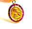 Pendentif Médaille ange en or jaune, datée 1927 58 Facettes AB471