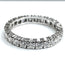 Bague 55 Alliance en or blanc ornée de 24 diamants 58 Facettes AB315