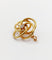 Broche Broche fleur art nouveau en or 18k et diamant taille rose 58 Facettes A06423