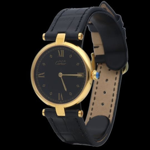 Montre Cartier Montre Must De Cartier Vermeil 58 Facettes MT43997