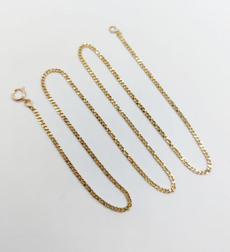 Collier Chaîne - Chaîne gourmette vintage en or 18k 44 cm 58 Facettes A06575