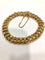 Bracelet bracelet vintage massif maille gourmette or jaune 58 Facettes