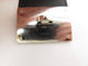 Bracelet bracelet HERMES extreme kelly dog manchette en cuir noir 50mm 58 Facettes 267199