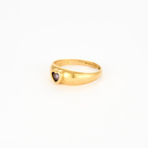 Bague 51 Bague or jaune améthyste 58 Facettes