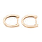 Boucles d'oreilles Ginette NY Boucles d'oreilles  Créoles Hoop Or rose 58 Facettes 2678598CN