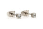 Boucles d'oreilles Boucles d'oreilles - Contemporaines serties de diamants en or blanc 18 carats 58 Facettes 23333