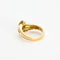 Bague 53 Bague or jaune, saphir et diamants 58 Facettes GU227