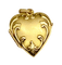 Pendentif Pendentif coeur ouvrant en or jaune 18 carats 58 Facettes AB452