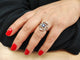 Bague 54.5 Bague saphir et diamant style Belle Epoque 58 Facettes BAG.BEL.EPQ-DV33