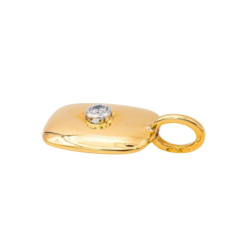 Pendentif Dinh Van Pendentif   Or jaune Diamant 58 Facettes 4383448RV