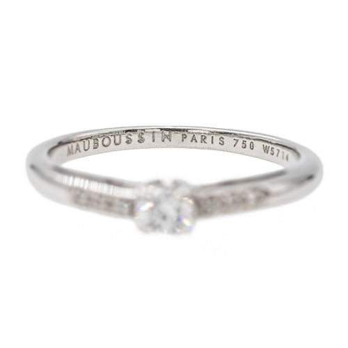 Bague 51 Mauboussin Bague Tu es le sel de ma vie Or blanc Diamant 58 Facettes 2697449CN