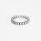 Bague 53 Alliance Américaine or blanc et diamants 58 Facettes GU184