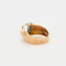 Bague 56 Bague Tank or blanc jaune saphir et diamants 58 Facettes LP675/10
