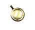 Pendentif MEDAILLE A. AUGIS OR 18K DIAMANTS EMERAUDES + QU'HIER - QUE DEMAIN 58 Facettes