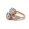 Bague 52 Bague Toi et Moi or jaune et diamants 58 Facettes 1046