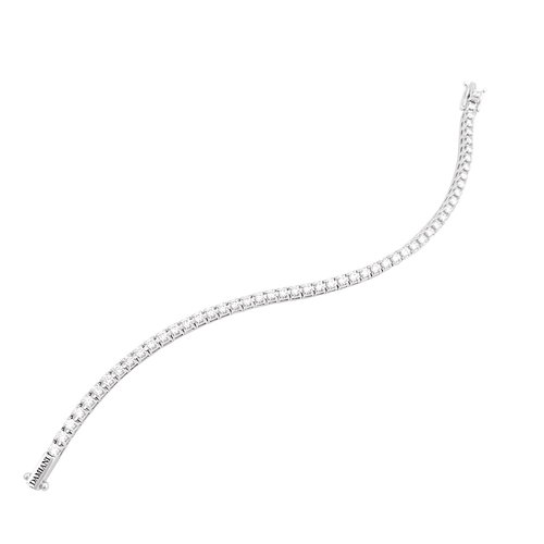 Bracelet Ligne tennis Damiani or blanc, diamants. 58 Facettes 34442