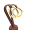 Boucles d'oreilles Boucles d'oreilles créoles or jaune 58 Facettes
