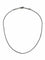 Collier Chaîne maille forçat en or blanc 18 carats 58 Facettes