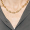 Collier Collier or jaune maillon filigrané 58 Facettes SAI0471