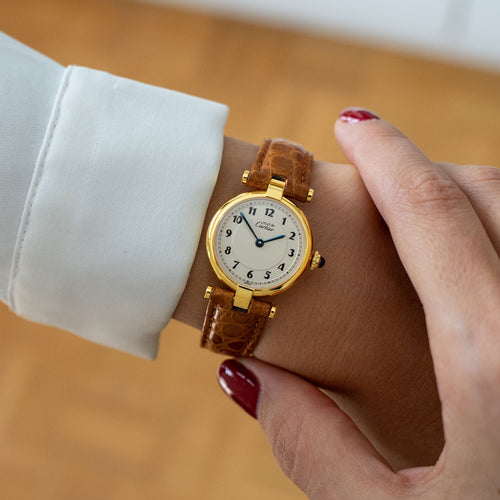 Cartier Must Vendôme - Ivory breguet dial - SM 58 Facettes