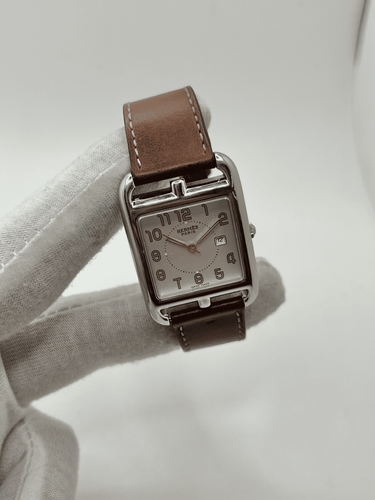 Montre Hermès - Montre Cape Cod Grand Modèle en acier 58 Facettes