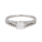 Bague 48 Bague  Solitaire  Or blanc Diamant 58 Facettes 4387214CN