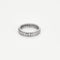 Bague 56 Alliance américaine en platine et diamants 58 Facettes DAX0011