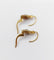 Boucles d'oreilles Dormeuses cible art déco or jaune et platine, diamants 58 Facettes A05769