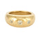 Bague 53 Bague jonc en or jaune et diamants 58 Facettes GU265