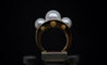 Bague 54 Bague en Or Ornée de Perles et Diamants 58 Facettes