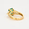 Bague 49 Bague or jaune, diamant et émeraude Zambienne 58 Facettes CGL 32007