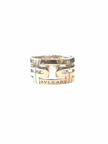 Bague 53 Bague Bulgari Parentesi en or blanc 18 carats 58 Facettes 19451
