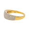 Bague Demi alliance Or jaune Diamant