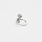 Bague 49 Bague Toi et Moi en or gris avec diamants 58 Facettes 230311