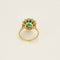 Bague 54 Bague en or jaune, émeraude et diamants 58 Facettes DIE1614X2
