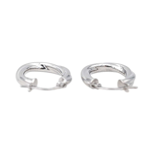 Boucles d'oreilles Boucles d'oreilles Créoles Or blanc 58 Facettes 4137676CN