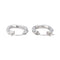 Boucles d'oreilles Boucles d'oreilles Créoles Or blanc 58 Facettes 4137676CN