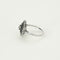 Bague 54,5 Bague Art déco en platine et or blanc, diamants et saphirs 58 Facettes 250356