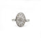 Bague 51 Bague - Or blanc & Diamants 58 Facettes 250080R