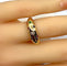 Bague 52 Bague en or jaune 18 carats, multipierres precieuses 58 Facettes AB564