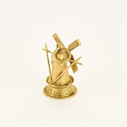 Pendentif Pendentif "Charm's" en forme de moulin à vent en or jaune 58 Facettes MAR07423
