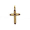 Pendentif Pendentif Croix - Or & Grenats 58 Facettes 250171R