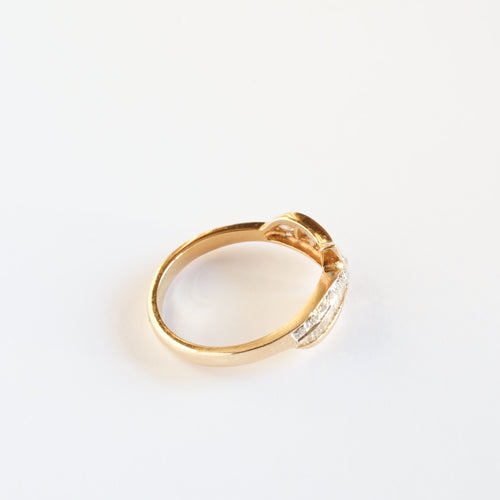 Bague Bague en or jaune avec diamants 58 Facettes 158/23
