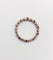 Bague 51 Alliance américaine vintage or blanc 18k diamants et rubis 58 Facettes A06081
