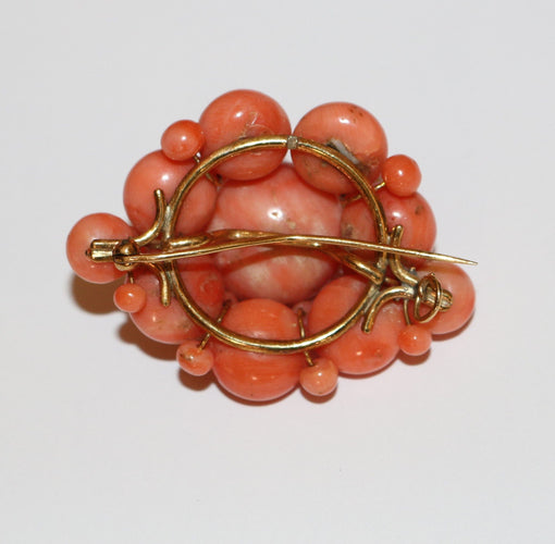 Broche Broche corail Napoléon III 58 Facettes 436