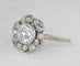 Bague Bague marguerite platine et brillant Art Déco 58 Facettes
