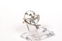 Broche Broche Art Nouveau or jaune et blanc, diamants taille rose 58 Facettes B450